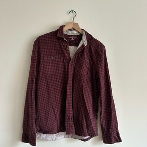 Tommy Hilfiger Men's Red Checkered Shirt